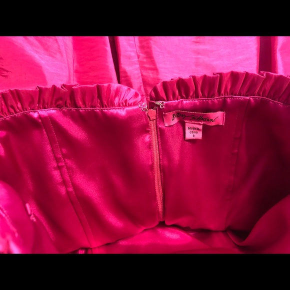 NWT💥 Betsey Johnson Fuchsia Mini Dress - Picture 3 of 9